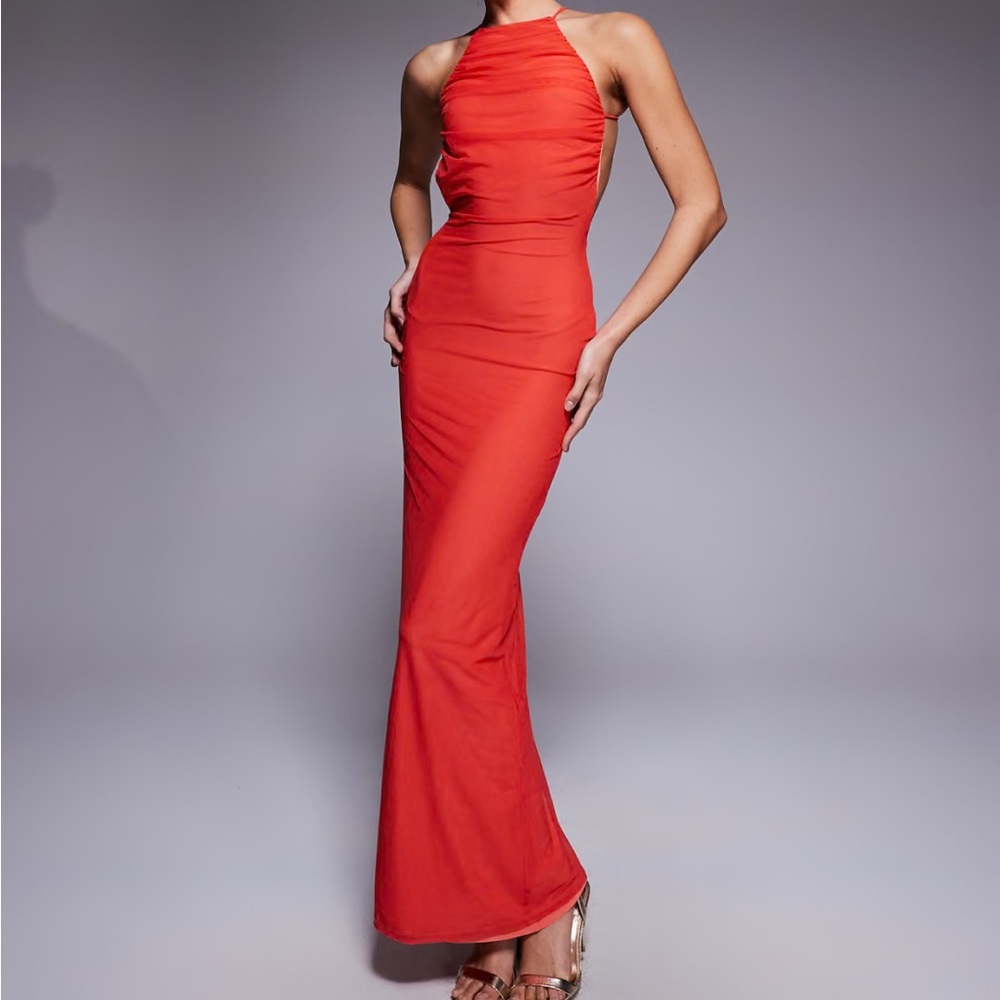 NWT ASOS High Neck Gown